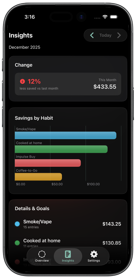 SaveStreak Screenshot 5